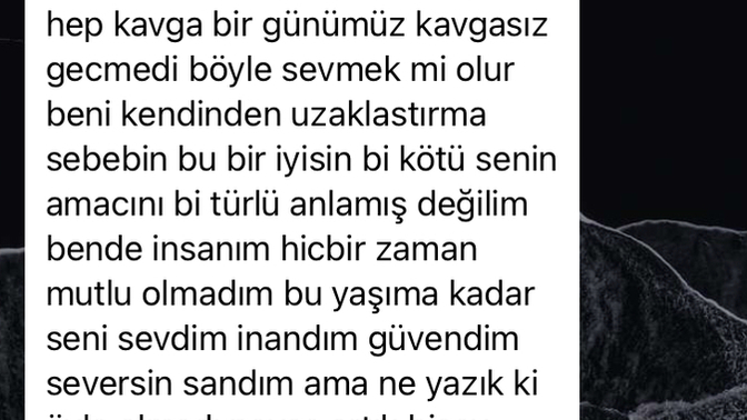 Sevgilimden ayrıldık engel attı bir gün sonra geri kaldırdı yazdı amacı ne?