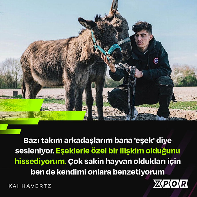 Chealsenin yıldızı Havertz: Arkadaşlarım bana eşek diyor Bizim futbolculardan lakabını sevdiğiniz kim var?