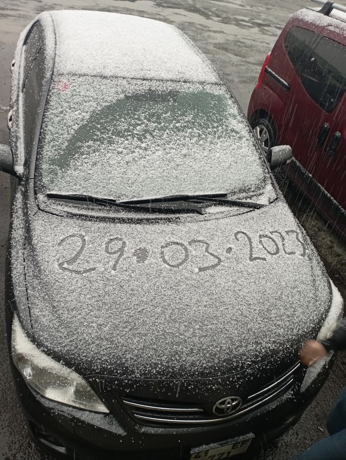 Kar yağmaya başladı😀🥶 Sizin orada yağıyor mu?