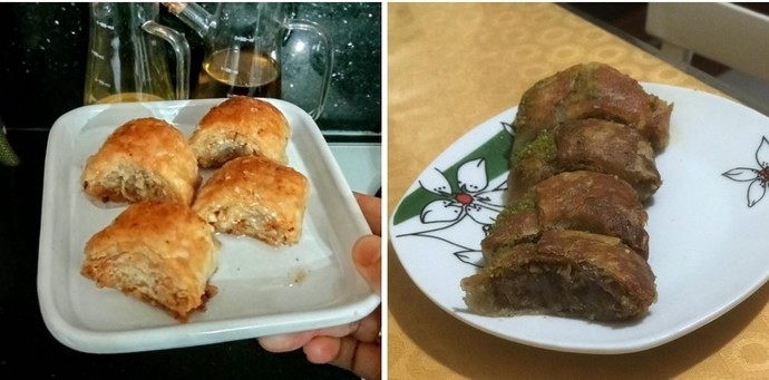 Nişanlımla ay baklavası kapışması yaptık, sizce hangisi daha başarılı?