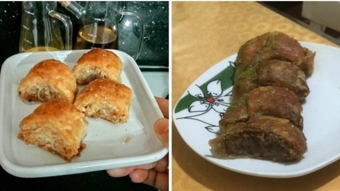 Nişanlımla ay baklavası kapışması yaptık, sizce hangisi daha başarılı?