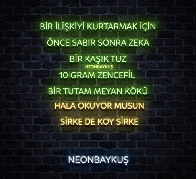 sirkeyi bol koymak lazım demekki 😂