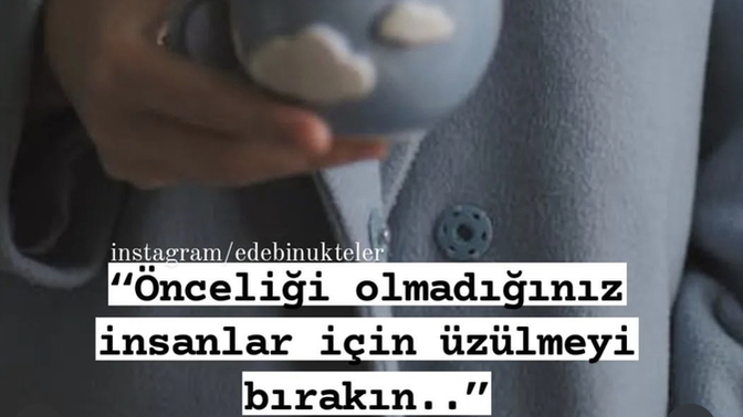 Önceliği olmadığın insanlardan uzaklaşır mısın?
