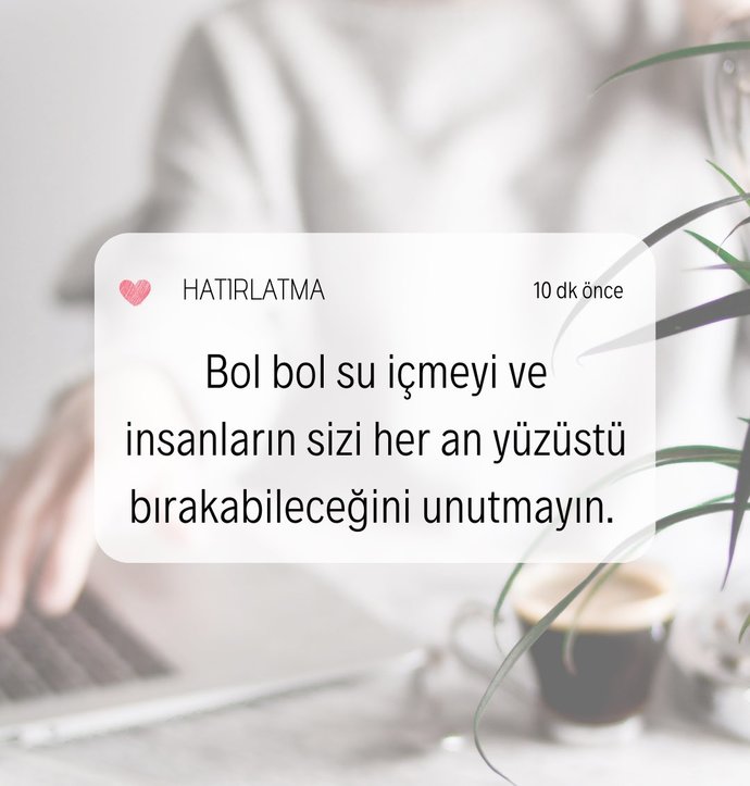 Her gün size düzenli olarak neyin hatırlatılmasını istersiniz?