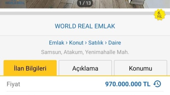 50 metrekare evin 970 milyon TL olması hakkında ne düşünüyorsunuz?