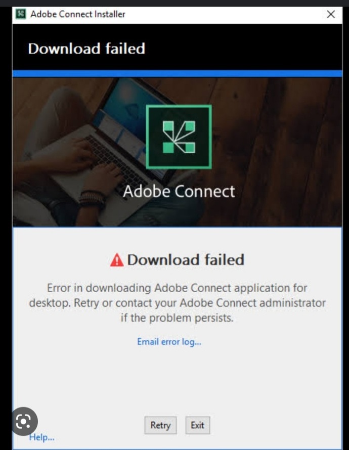 Adobe connectj kurarken hata veriyor bunun sebebi ne olabilir?