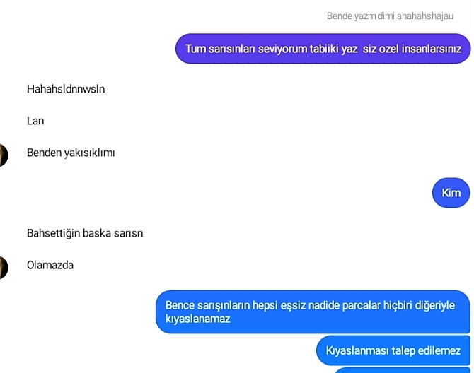 Sarışın varken esmere bakılır mı?