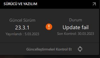 Amd güncelleme?