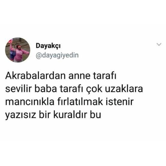 Akrabalardan anne tarafını mı, baba tarafını mı seversiniz?
