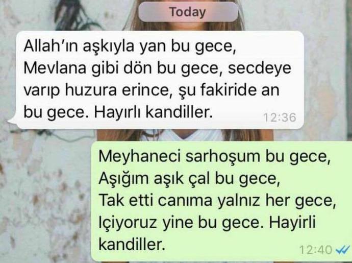 Saçma sapan kandil mesajlarından gına gelen var mı?