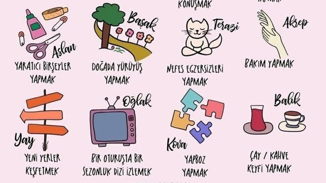 Burcuna göre sana neler iyi geliyor ?