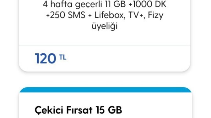 Kullandığınız hat nedir paketinizi ne kadara alıyorsunuz?