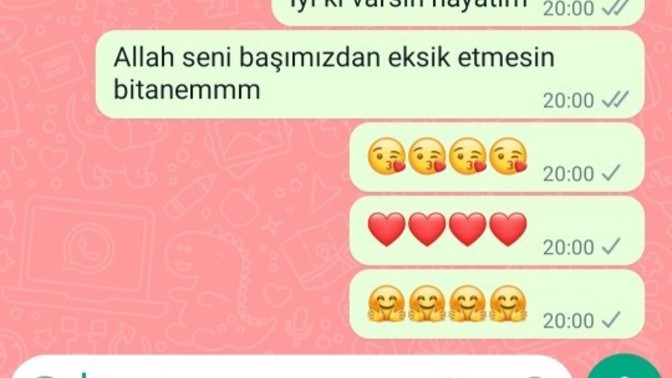 Eşiniz, siz beklemiyorken böyle mesaj atsa mutlu olur muydunuz?