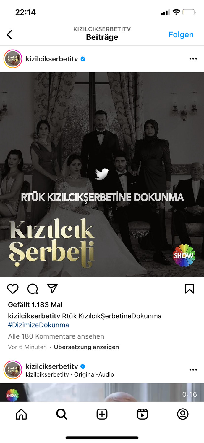 Arkadaslar yali capkini gibi sacma dizilere rtük göz yumiyor kizilcik serbeti 5 hafta yok?