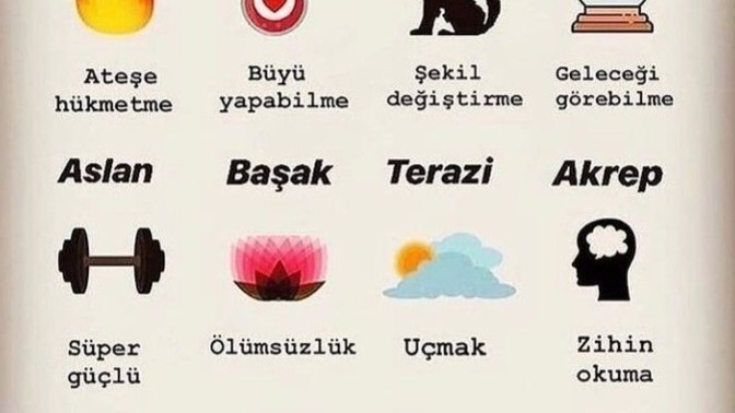 Burçlar gizli güçlere sahip olsaydı bu ne olurdu?