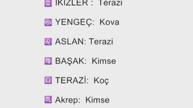 Burçlar kiminle randevuya çıkmalı?