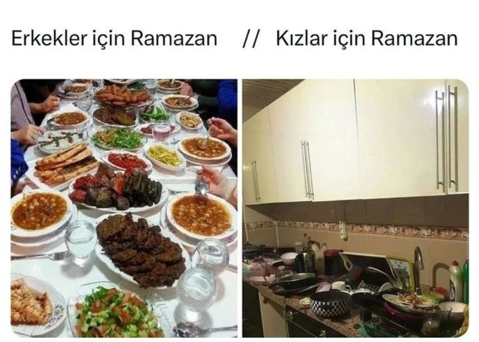 Ramazanda kızlar ve erkekler?