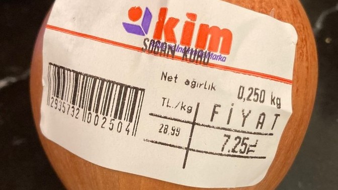 1 adet soğan 7.25 TL, ne olacak böyle sürekli zam zam?