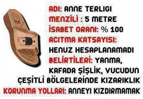 En çok hangi anne silahı ile dayak yediniz?