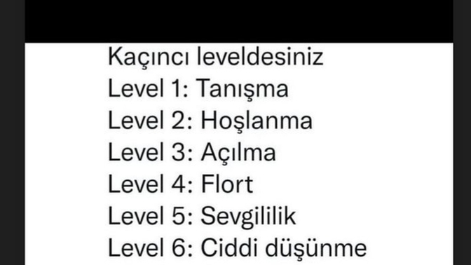 İlişkilerinizde en fazla kaçıncı seviyeye gelebildiniz?