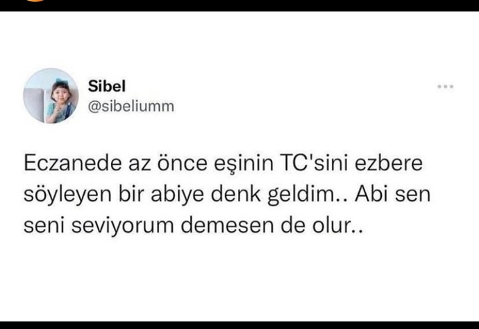 Eşinin/sevdiğinin TC nosunu ezbere bilen var mıdır?