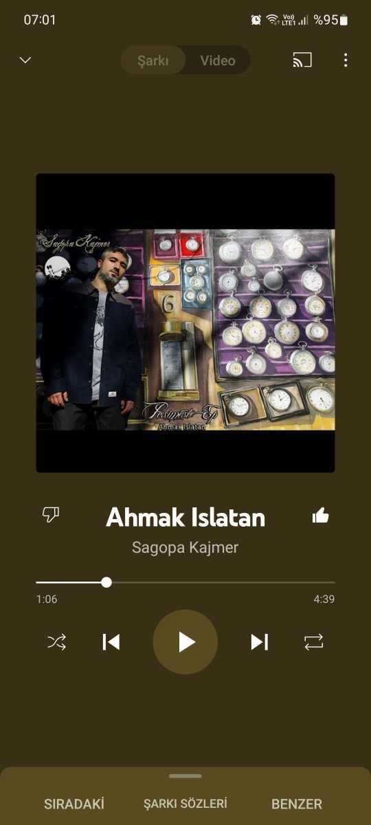 En son hangi müziği dinlediniz?