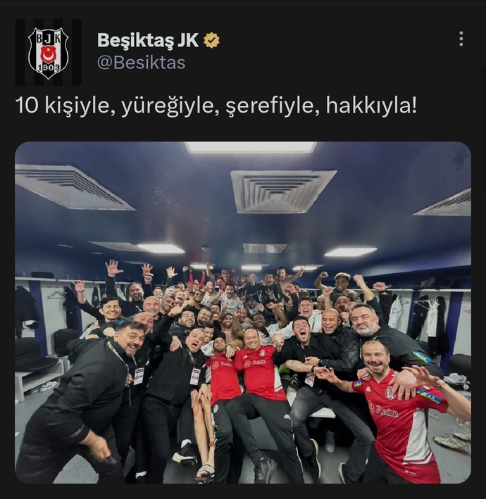 Beşiktaş Kadıköyde 10 kişiyle kazandı yine tarih yazdı ne düşünüyorsunuz?