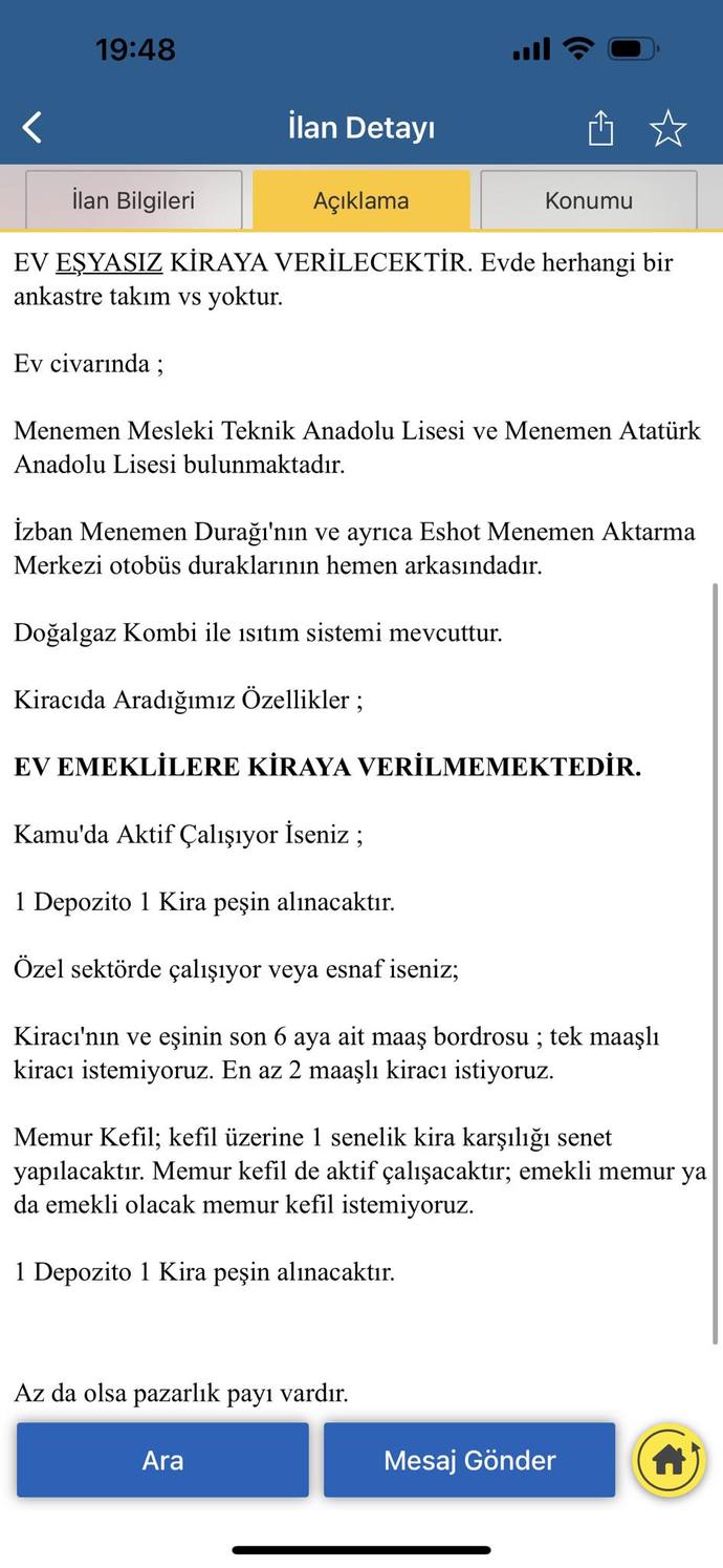 Kiracıda bu kadar özellik aranılması normal mi?