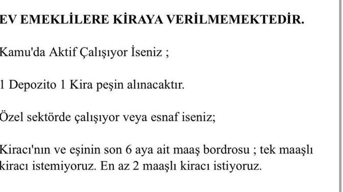 Kiracıda bu kadar özellik aranılması normal mi?