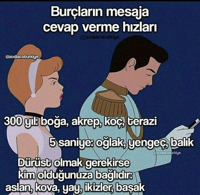 Burcunuzun mesaja cevap verme hızı bakalım doğru mu?