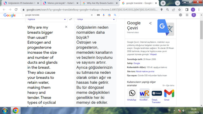Çocuk olduktan sonra göğüsler büyür mü?