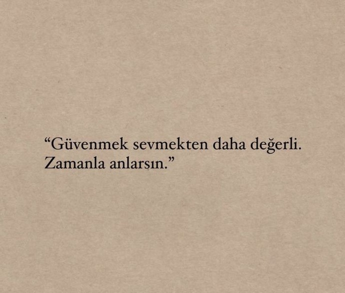 Değerli olan aşk mı yoksa güven mi?