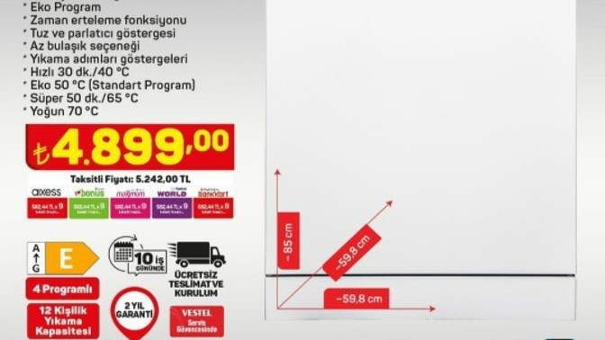 Nişanlıyım ve bulaşık Makinesi alıcam kafam çok karışık?