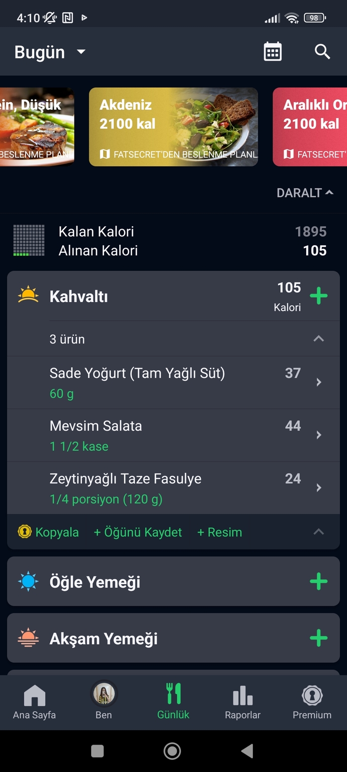 Çok mu yiyorum sahurda?