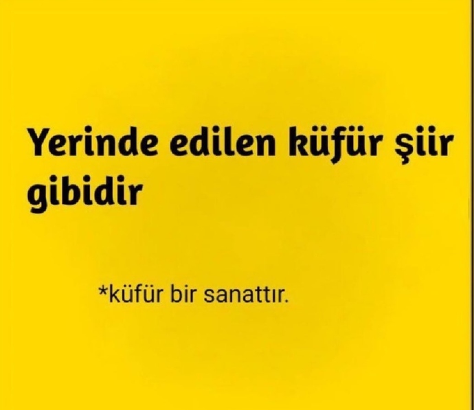 Hiç şiir gibi bir küfür ettiniz mi?
