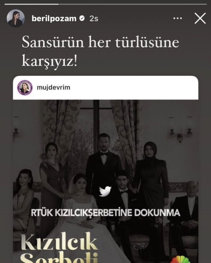 #YalıÇapkını oyuncuları #KızılcıkŞerbetine verilen cezaya tepki gösterdi. Siz bu duruma ne diyorsunuz?