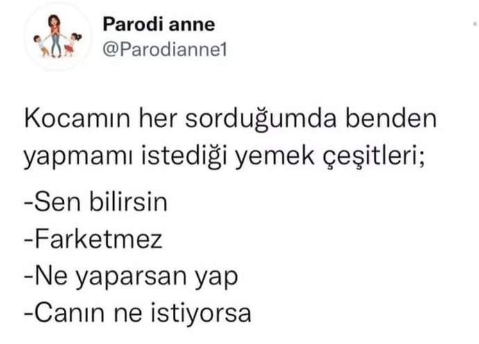 Sizin bunların dışında verdiğiniz cevap var mı 😁?