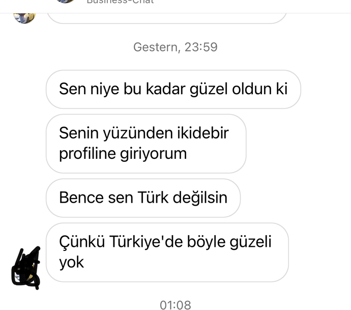 Türk değilim privet Как вы :D sadece öyle davranmayı sevireem