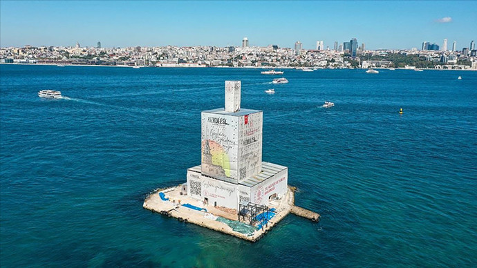 Kız Kulesi restorasyonda