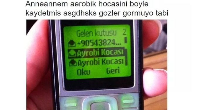 Hoşlandığınız kişiyi rehberinize nasıl kaydedersiniz/kaydettiniz?