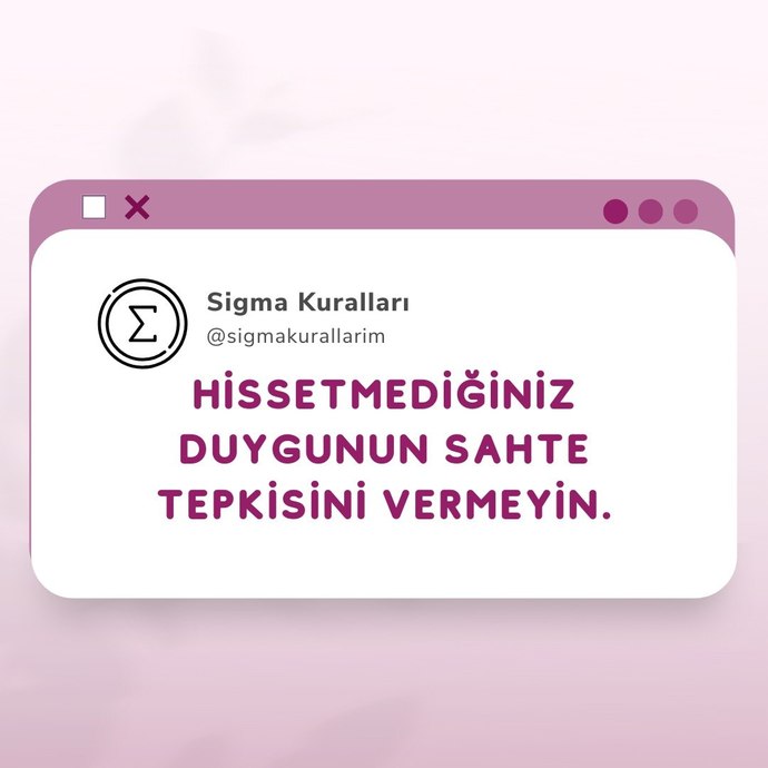 Hiç içinizden gelmeyen sahte hareketler sergiler misiniz?