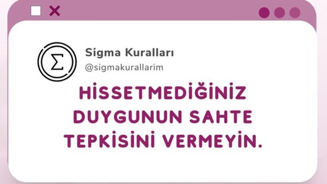 Hiç içinizden gelmeyen sahte hareketler sergiler misiniz?