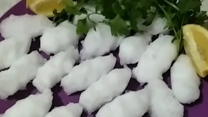 Kardan çiğ köfte yaptım nasıl olmuş sizce?