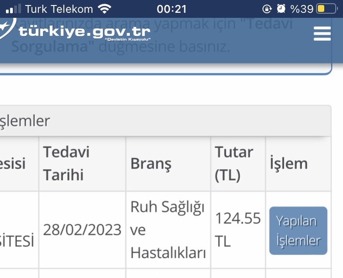Bu ne demek muayene ücretli mi?