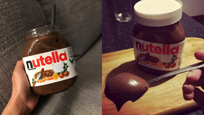 Aranızda benim gibi kaşıkla Nutella yiyen var mı 😂?