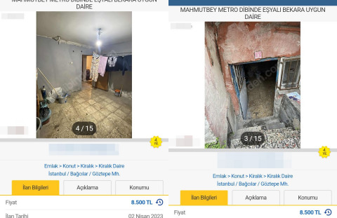8.500 TLye bodrum kattaki ev! Zorunda kalsaydınız bu evi tutar mıydınız?