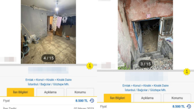 8.500 TL'ye bodrum kattaki ev! Zorunda kalsaydınız bu evi tutar mıydınız?