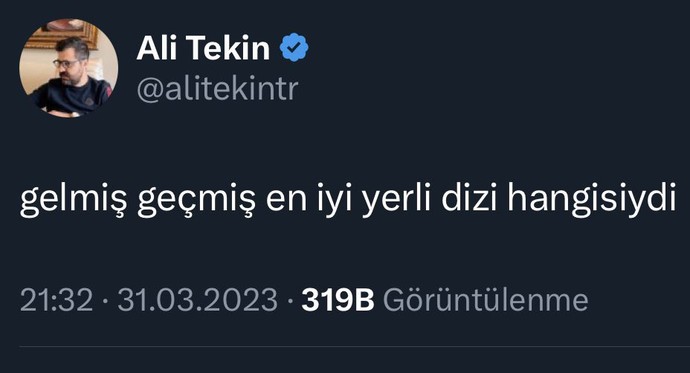 Gelmiş geçmiş en iyi yerli dizi hangisiydi?