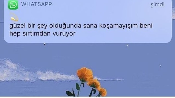 Beklediğiniz mesaj geldi mi?