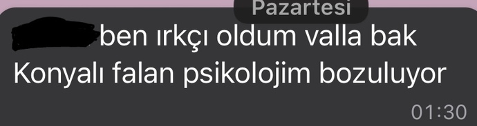 Irkçılık yapan biri misiniz 🌸🦄💅🏻🧸?